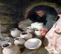 St Paul Pioneer Press photo - Tom Larkin in kiln